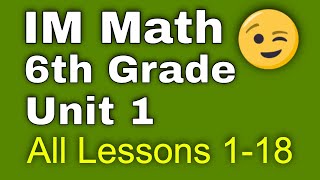 😉 6th Grade Unit 1 All Lessons 118  Area and Surface Area  Illustrative Mathematics [upl. by Netty]