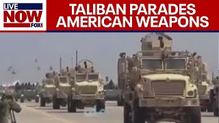 Taliban shows off US military vehicles 3 years after Afghanistan withdrawal  LiveNOW from FOX [upl. by Deidre]