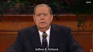 Jeffrey R Holland  October 2024 General Conference [upl. by Ainoval]