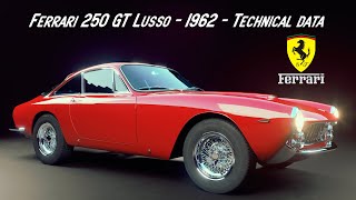 Ferrari 250 GT Lusso  1962 [upl. by Nosraep]