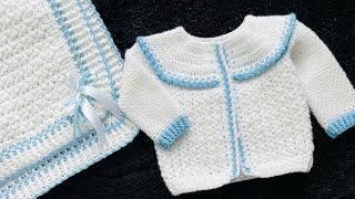 💙 Cómo Tejer Un Chaleco a Crochet Para Niños Crochet Kids Vest [upl. by Atekahs]