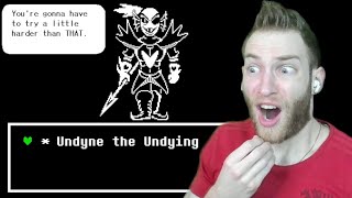 HOW STRONG IS UNDYNE First Time Playing Undertale Genocide Run pt10 [upl. by Endaira]