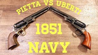 Pietta vs Uberti 1851 Navy [upl. by Yregerg]