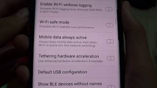 Samsung Galaxy S10  S10 How to Enable  Disable Tethering hardware acceleration [upl. by Leicam]