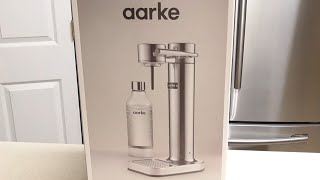 Aarke Carbonator II First Look amp Demo Sparkling Water Maker Soda Maker [upl. by Sexela]