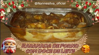 RABANADA DE FORNO COM DOCE DE LEITE💕 [upl. by Alvin]