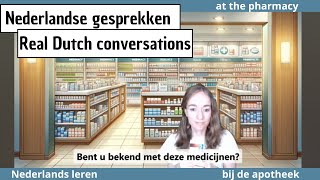 MEDICIJNEN ophalen bij de APOTHEEK Nederlands leren NT2 A1A2 beginners [upl. by Krystyna]