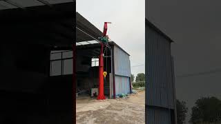 Pillar Mounted Jib Crane Installation  cranesdqcom [upl. by Bicknell]