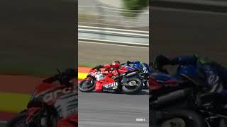 Bulega and Manzis fiery last lap Portimao battle 💥  PRTWorldSBK 🇵🇹 [upl. by Bloxberg]