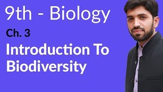 9th Class Biology  Chapter 3  Introduction to Biodiversity [upl. by Akilam]