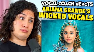 Vocal Coach Reacts to Ariana Grande Singing WICKED [upl. by Evita]