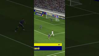 Best curly goal by sane 🥵  Efootball pes 2024 pes2024mobile shortsfeed [upl. by Jehial]