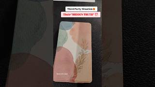 In Third Party  their HIDDEN TRUTH⁉️ tarot shorts love thirdparty [upl. by Yerffe]