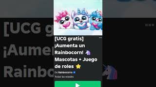 Consigue un Sombrero de mascota Rufus Rainbocorn Limite en roblox [upl. by Weir860]