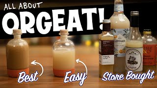 How to make Orgeat and Comparing to 4 Store Bought Brands [upl. by Kahler837]