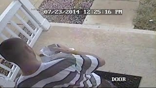 Homeowner Tracks Down Alleged Package Thief From Home Security Video [upl. by Etnoval105]