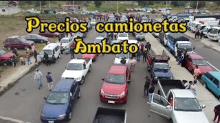 Precio de camionetas feria de carros Ambato [upl. by Anoek]