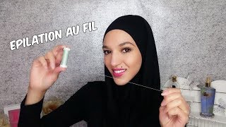 ASTUCE Epilation au fil  Facile pas à pas [upl. by Pelagias]