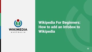 How to add an Infobox to Wikipedia  Wikipedia For Beginners [upl. by Lanza]