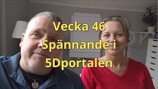 Vad händer vecka 46 i 5Dportalen  Spännande intervju [upl. by Ralina]