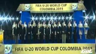 Ceremonia de premiacion Mundial Sub 20 Colombia 2011 parte 1 [upl. by Bugbee]