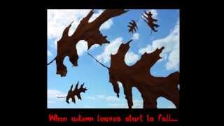 Frank Sinatra Autumn Leaves With Lyrics [upl. by Tanhya]