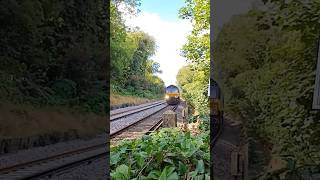 A speedy Colas 66 speeds through Allington Lock for Hoo Junction [upl. by Noral]