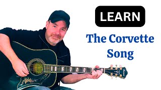 Learn How To play George Jones 2024 The Corvette Song  Vocal amp Acoustic Guitar [upl. by Anidal]