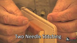 Hand Stitching Leather Techniques [upl. by Dietsche]