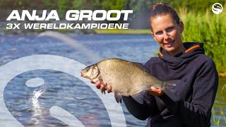 Anja Groot  3 x wereldkampioene wedstrijd vissen  Tackle Guru [upl. by Kline457]