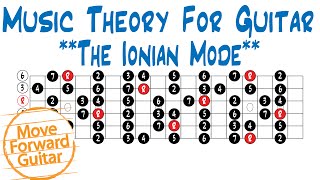 Music Theory for Guitar  Major Scale Modes Ionian [upl. by Puduns]