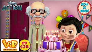 Vir The Robot Boy  Vir ka Birthday  As Seen On HungamaTV  WowKidz Action [upl. by Gentes998]