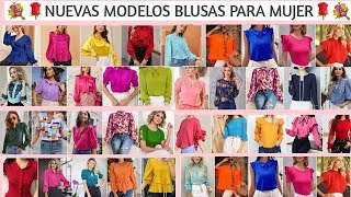 modelos de BLUSAS 2024  blusas elegantes 2024  BLUSAS 2024 [upl. by Ty]