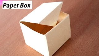 DIY  How To Make Paper Box That Opens And Closes  Paper Gift Box Origami [upl. by Lennahc]