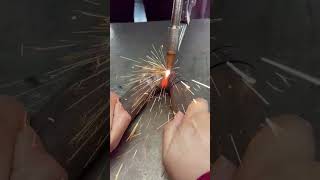 Cold welding process of seamless bent iron pipe [upl. by Danzig]