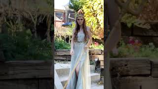 The Making of a Dress  Amphitrite Greek Goddess of the Sea  shorts [upl. by Idihsar]