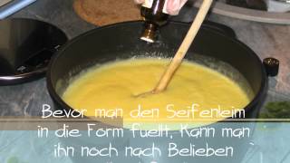 Tutorial Kokosmilchseife herstellen [upl. by Ardnasac]