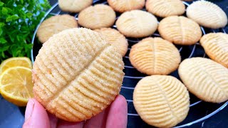 MAKKELIJKE KOEKJES RECEPT ZONDER BOTER OF MARGARINE CITROEN KOEKJES [upl. by Immas368]