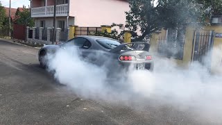 WEEKEND BURNOUT Toyota Supra na [upl. by Patrizius]