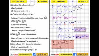 10  Exponentielle Correction Exercice Bac Math  Science  Technique  Info  Eco [upl. by Bradman]