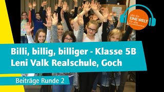 Billi billig billiger  Klasse 5B Leni Valk Realschule Goch [upl. by Llenrod]