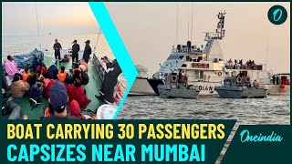 Mumbai Ferry Accident Kills 13 Footage Shows Speedboat Crashing Into Big Boat Near Gateway of India [upl. by Rafa512]