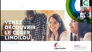 Webinaire  Cégep Limoilou [upl. by Mundt]