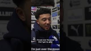 Sancho talks about his first goal for Chelsea sancho chelsea chelseafc [upl. by Laius]