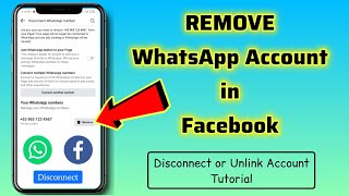 Paano tanggalin ang Whatsapp Account na naka connect sa Facebook [upl. by Ettevram]