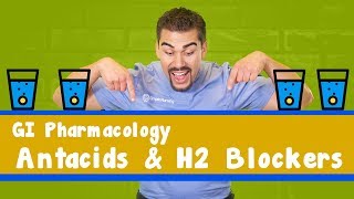 GI pharmacology Antacids amp H2 blockers [upl. by Sanferd437]