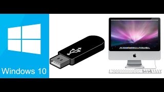 How to Create a Mac OS X USB Boot Flash Drive on Windows 10 2017 [upl. by Idzik715]