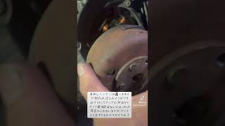 フライホイールのナット緩んでて、部品注文なります！＃バイク修理 [upl. by Adin]