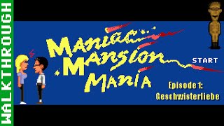 Maniac Mansion Mania Episode 001 Geschwisterliebe Lösung Deutsch PC Win  Unkommentiert [upl. by Larcher]