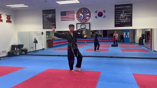 Taegeuk Chil Jang  Brown Belt Form [upl. by Hartmann]